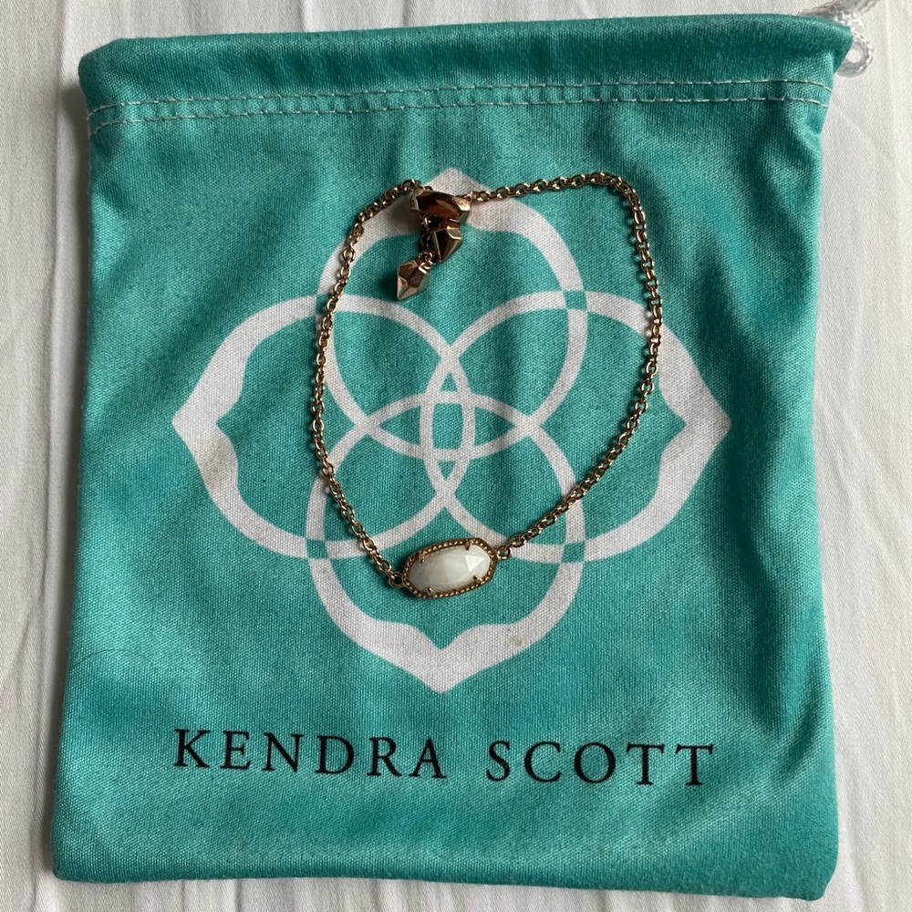 Kendra Scott bracelet white stone